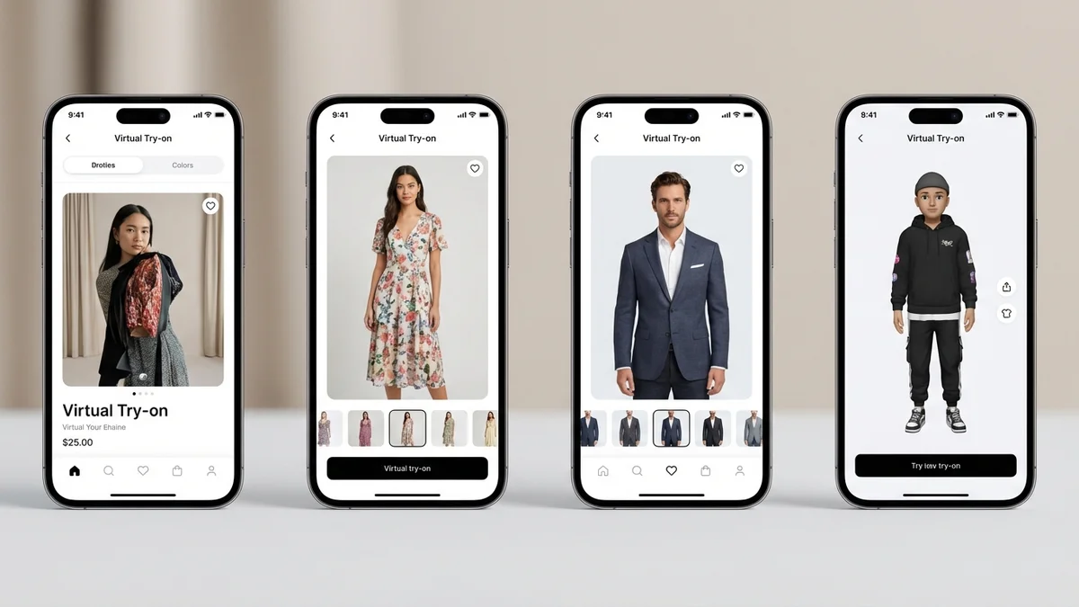 Comparison of top AI try on clothes apps available in 2026