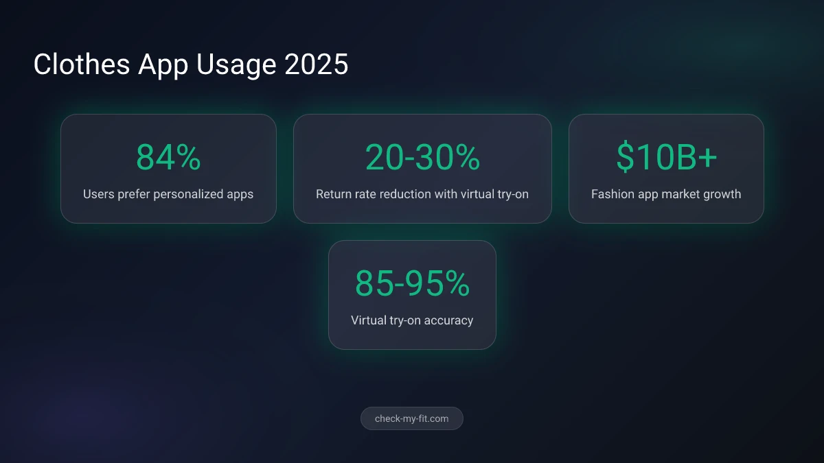 Best Clothes Apps Statistics - Key data on fashion app usage in 2026