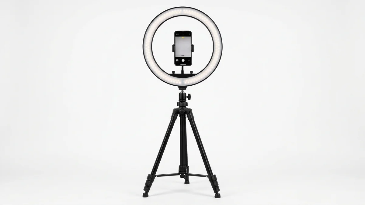 Neewer Ring Light Kit for cloth changer photography