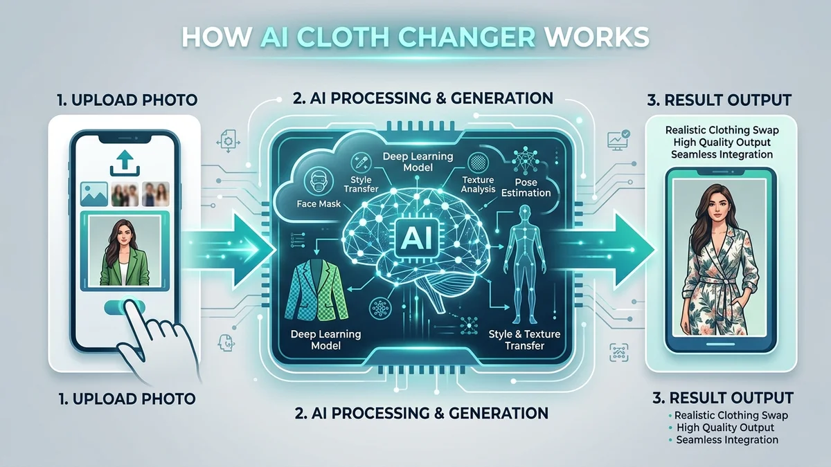 Comparison of top AI cloth changer tools available online in 2026