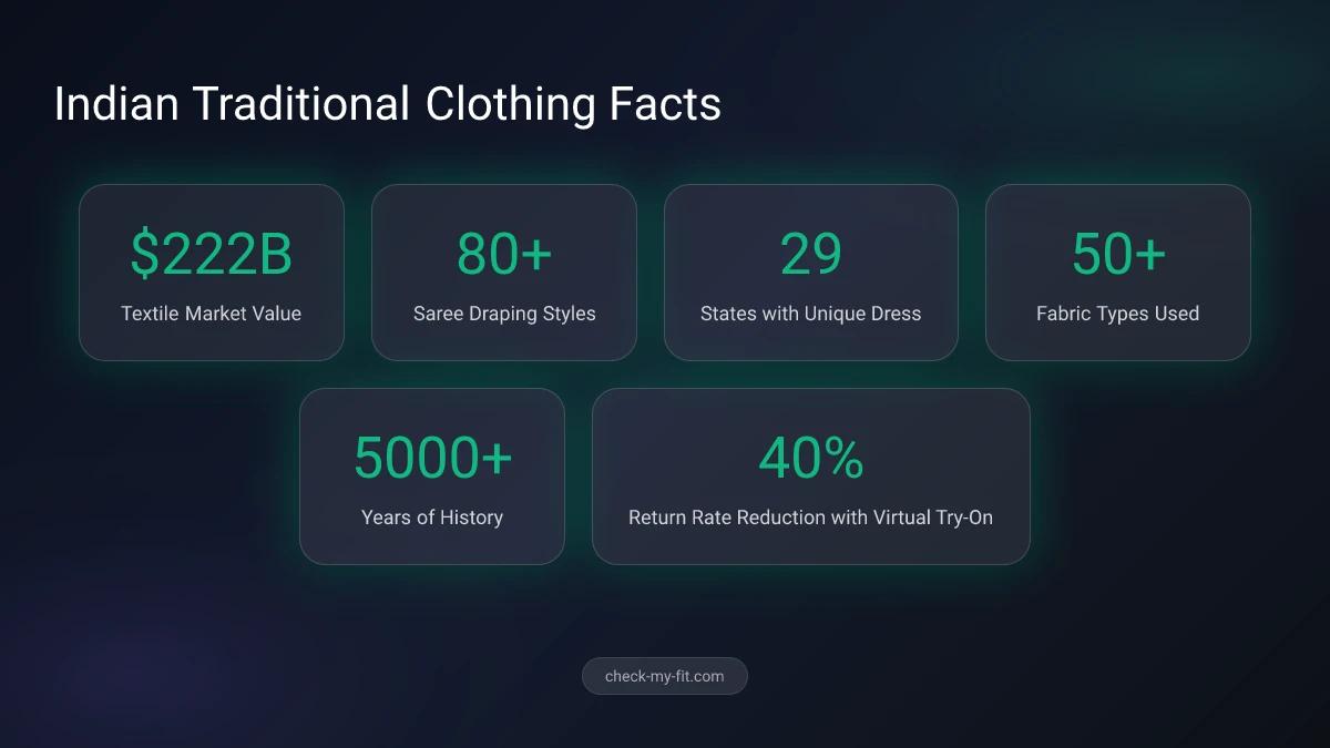 Indian Traditional Clothing Statistics