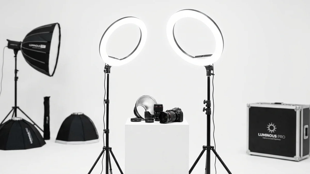 Ring light for virtual try-on photos