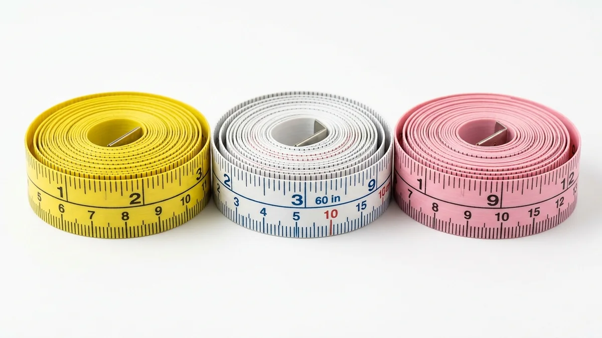 Soft measuring tape for body measurements