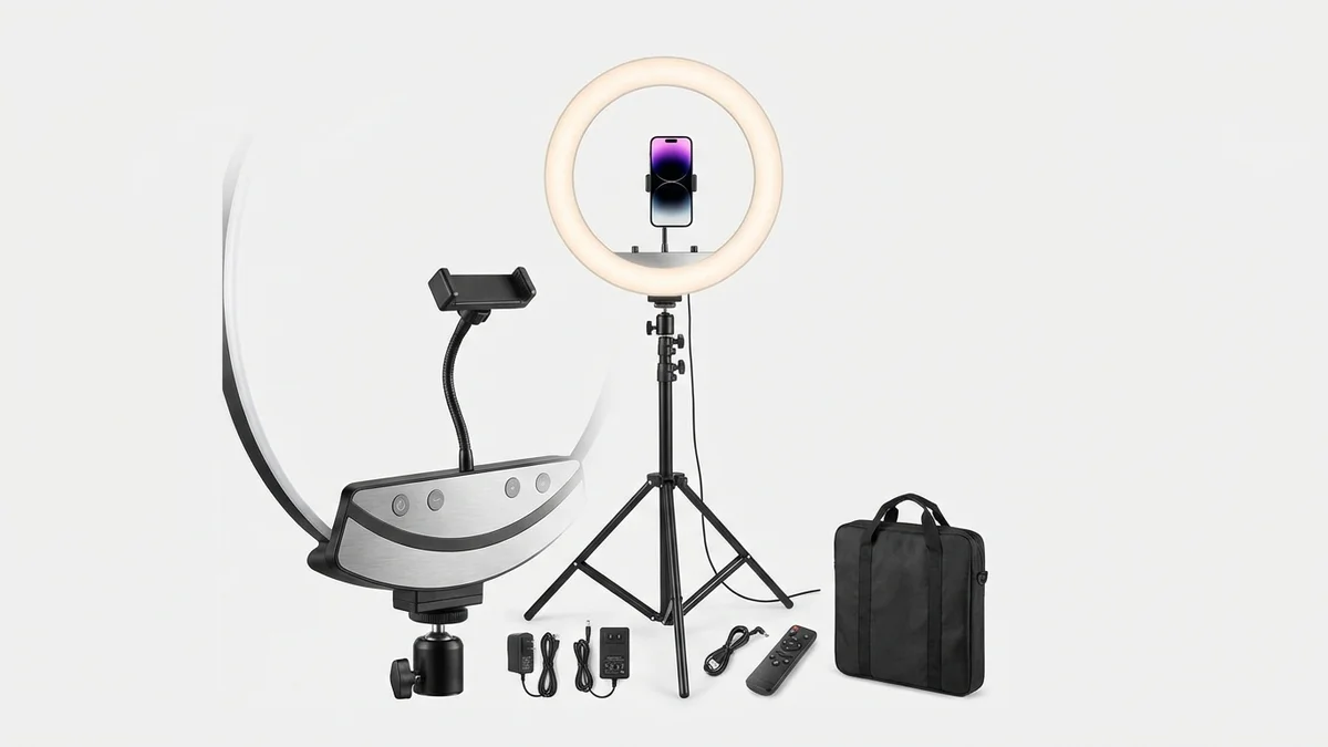 Neewer 18-inch Ring Light Kit for fashion photography