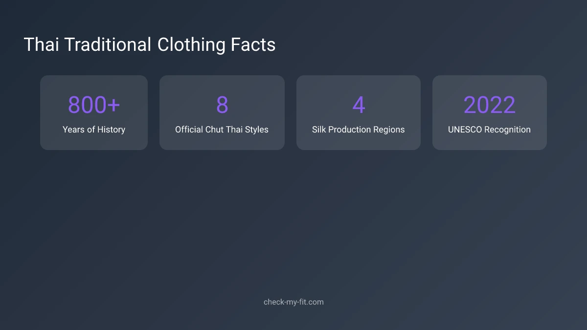 Thai Traditional Clothing Statistics